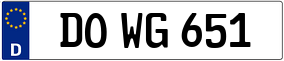 Truck License Plate